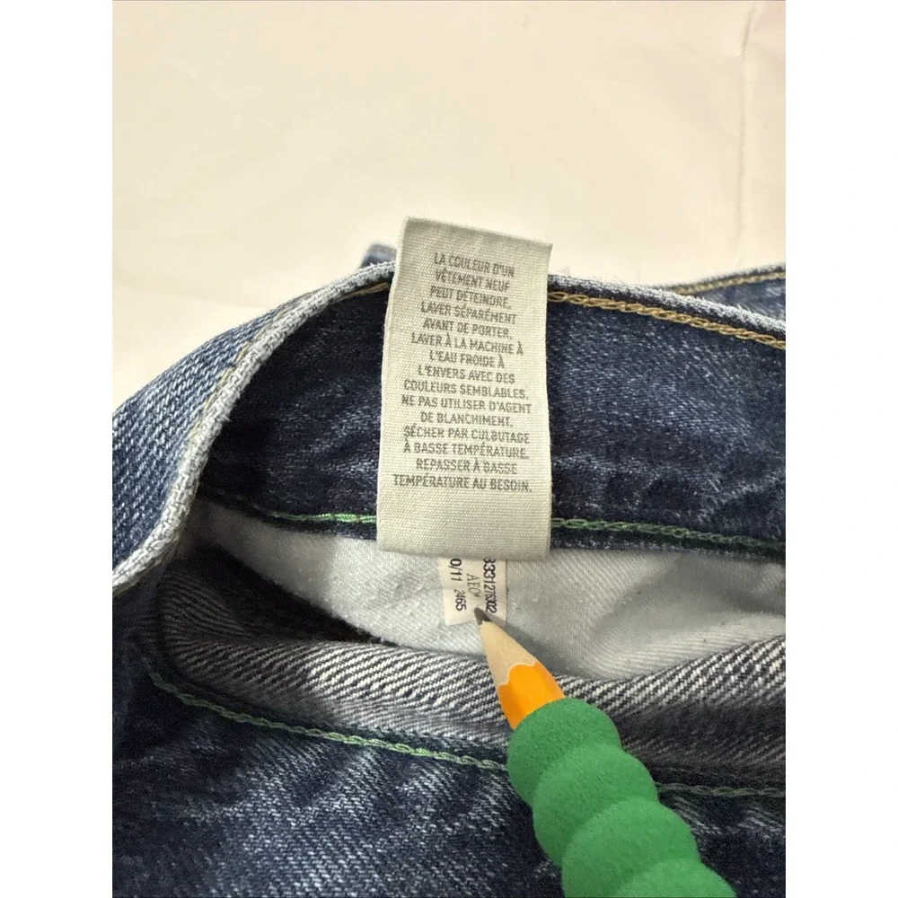 American Eagle Mens Slim Straight‎ Jeans Blue Denim Size 36x32 Used